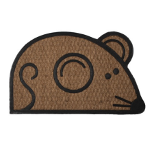 Clayre &amp; EEf Lábtörlő egér, 74x45cm, kókusz-PVC lakástextília