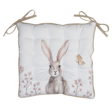 Clayre & EEf Székpárna 40x40cm,100% pamut,Rustic Easter Bunny lakástextília