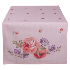 Clayre & EEf Asztali futó 50x140cm - Dotty Rose lakástextília