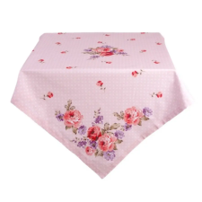 Clayre & EEf Asztalterítő 150x250cm - Dotty Rose lakástextília