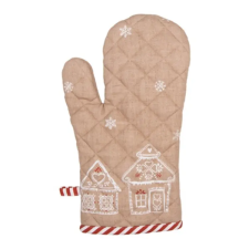 Clayre & EEf Edényfogó kesztyű Gingerbread Bliss lakástextília