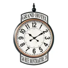 Clayre & EEf Fém falióra - 93cm - Grand Hotel falióra