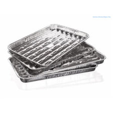CleanDepo Eldobható alumínium grill tepsi 4 db-os kerti sütés és főzés