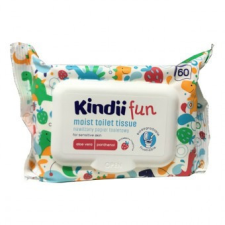 Cleanic Kindii kids toalettpapír nedves törlőkendő 60db Bio.lebomló törlőkendő