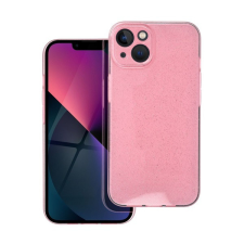 Clear 2mm Apple Iphone 13 csillámos tok, rózsaszín tok és táska
