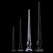 ClearlyHorny Koxor L – hosszú átlátszó dildó (45 x 5 cm) műpénisz, dildó