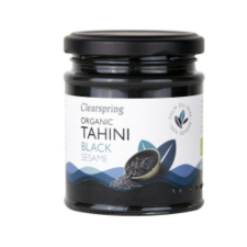 Clearspring bio fekete szezámkrém tahini 170 g reform élelmiszer