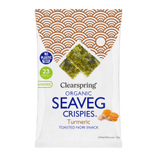 Clearspring Clearspring bio ropogós tengeri alga kurkumás 4 g reform élelmiszer