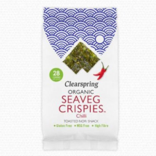 Clearspring Clearspring bio ropogós tengeri alga snack chilis 4 g reform élelmiszer