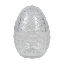  CLEEF.6GL3385 Üveg tojásbonbonier 9x12cm papírárú, csomagoló és tárolóeszköz