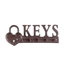 CLEEF.6Y4321 Öntöttvas fali kulcstartó 27x3x10cm, Keys kulcstartó