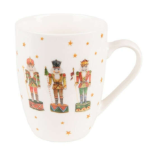  CLEEF.HLCMU Porcelánbögre diótörős 12x8x10cm/300ml,Happy Little Christmas tea