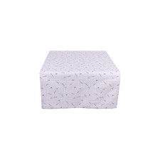 CLEEF.LAG64 Asztali futó 50x14cm, 100% pamut, Lavender Garden lakástextília