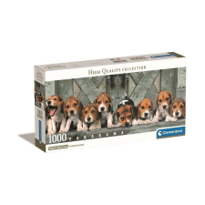 Clementoni 1000 db-os COMPACT - Panoráma puzzle - Beagles (39869) puzzle, kirakós