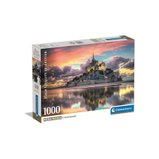 Clementoni 1000 db-os Compact puzzle - A csodálatos Mont Saint-Michel (39769) puzzle, kirakós
