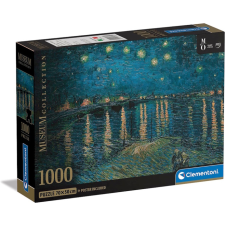 Clementoni 1000 db-os puzzle Museum Collection - Van Gogh, Csillagos éj a Rhone fölött (39789) puzzle, kirakós