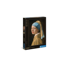 Clementoni 1000 db-os puzzle Museum Collection - Vermeer - Leány gyöngy fülbevalóval (39614) puzzle, kirakós