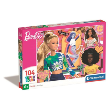 Clementoni 104 db-os Szuper Színes puzzle - Barbie (25753) puzzle, kirakós