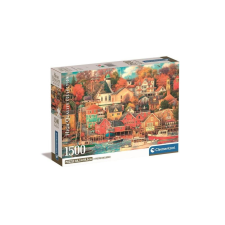 Clementoni 1500 db-os puzzle COMPACT puzzle - High Quality Collection - Kikötőváros (31713) puzzle, kirakós
