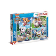Clementoni 3x48 db-os puzzle Mancs Őrjárat puzzle, kirakós