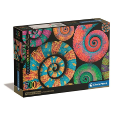 Clementoni 500 db-os COMPACT puzzle - ColorBoom Collection - Színes kaméleonok (35529) puzzle, kirakós