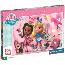 Clementoni Alice Csodaország cukrászdája 104db-os super puzzle - Clementoni puzzle, kirakós