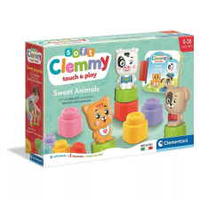 Clementoni Állatos Clemmy puha játék szett készségfejlesztő