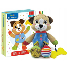Clementoni Baby plüss kutyus rágókával - díszdobozban rágóka