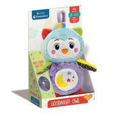 Clementoni Baby: Zenélő plüss bagoly éjszakai fénnyel kreatív és készségfejlesztő