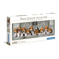 Clementoni Beagle kiskutyák 1000db-os High Quality Collection Panoráma puzzle (39435) (CLEMENTONI39435) puzzle, kirakós