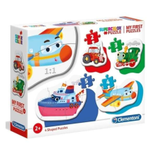 Clementoni Bébi sziluett puzzle 4in1 - Járművek puzzle, kirakós