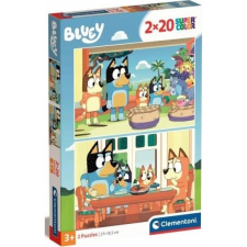 Clementoni Bluey Puzzle - 2x20 Darabos (WZCLET0UC024807) puzzle, kirakós