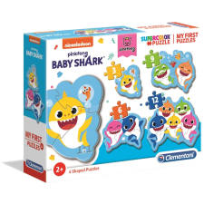 Clementoni Clementoni az első puzzle Baby Shark 4 az 1-ben puzzle, kirakós