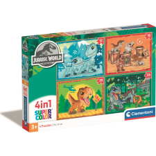 Clementoni Clementoni Jurrasic World 4 az 1-ben puzzle készlet puzzle, kirakós
