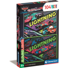 Clementoni Clementoni világító puzzle - Autók poszter puzzle, kirakós