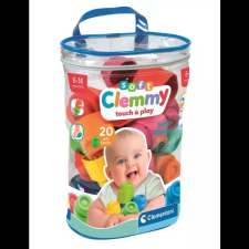 Clementoni Clemmy: Puha bébi építőkocka - 20 db-os barkácsolás, építés