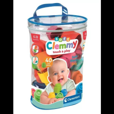 Clementoni Clemmy: Puha bébi építőkocka - 40 db-os barkácsolás, építés