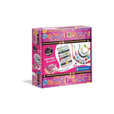 Clementoni Crazy Chic - Message karkötőkészítő szett (18640) kreatív és készségfejlesztő