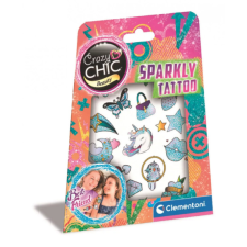 Clementoni Crazy Chic - Sparkly Tatto csomag csillámtetoválás