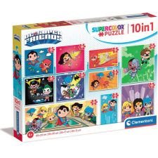 Clementoni DC Super Friends 10az1-ben puzzle szett (20272) (clem20272) - Kirakós, Puzzle puzzle, kirakós