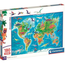 Clementoni Dinoszauruszok térképe 180 db-os Super puzzle – Clementoni puzzle, kirakós