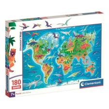 Clementoni Dinoszauruszok térképe 180db-os Super puzzle - Clementoni puzzle, kirakós