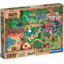 Clementoni Disney: Alice csodaországban térkép puzzle 1000db-os - Clementoni puzzle, kirakós