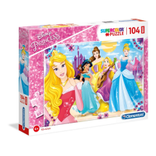 Clementoni Disney Hercegnők 104db-os Maxi puzzle (23714) (c23714) - Kirakós, Puzzle puzzle, kirakós