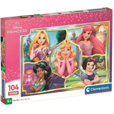 Clementoni Disney Hercegnők Mosolygós arcok 104db-os super puzzle - Clementoni puzzle, kirakós