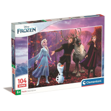Clementoni Disney Jégvarázs Singing 104 db-os puzzle Clementoni puzzle, kirakós
