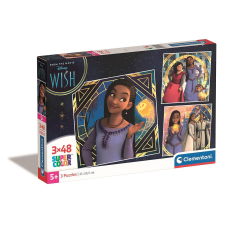 Clementoni Disney Kívánság Mystic 3x48 db-os puzzle Clementoni puzzle, kirakós