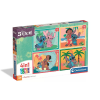 Clementoni Disney Lilo és Stitch, A csillagkutya 4 az 1-ben puzzle Clementoni