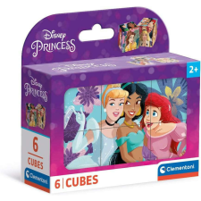 Clementoni Disney Princess kockakirakó 6db-os szett készségfejlesztő