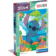 Clementoni Disney Stitch 104db-os Supercolor puzzle - Clementoni puzzle, kirakós